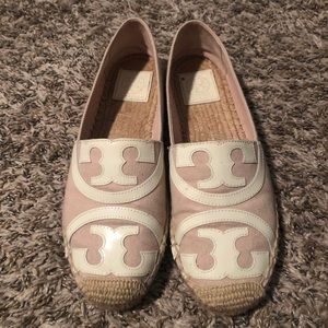 Tory Burch Espadrille Flat - pink - size 8